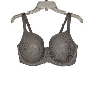 Victoria's Secret Gray Lace Underwire Bra
